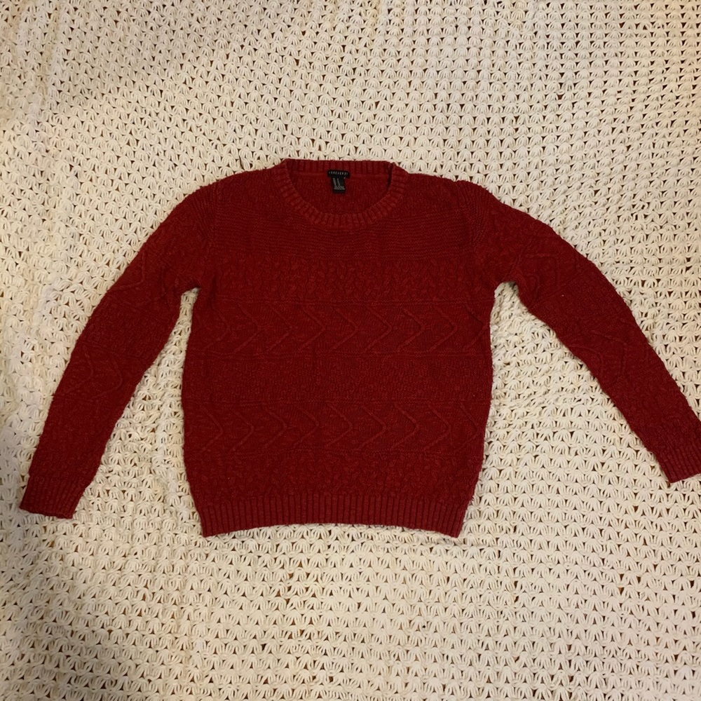 Forever 21 red sweater. Size medium.